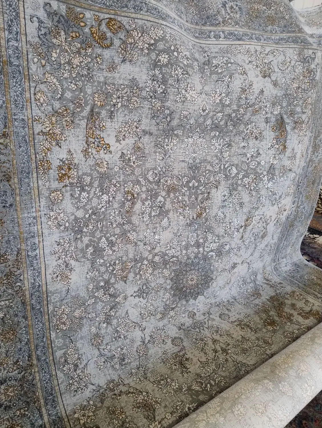 یک تخته فرش نه متری نو جهیزیه|فرش|محمدشهر, سیدآباد|دیوار