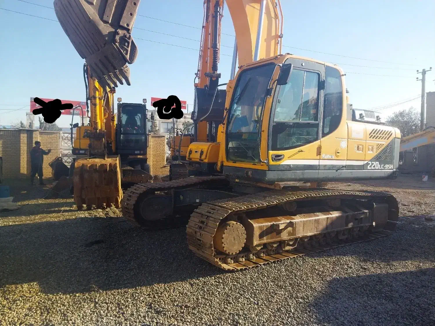 بیل مکانیکی زنجیری هیوندا220خط9|خودرو سنگین|چهاردانگه (تهران), |دیوار