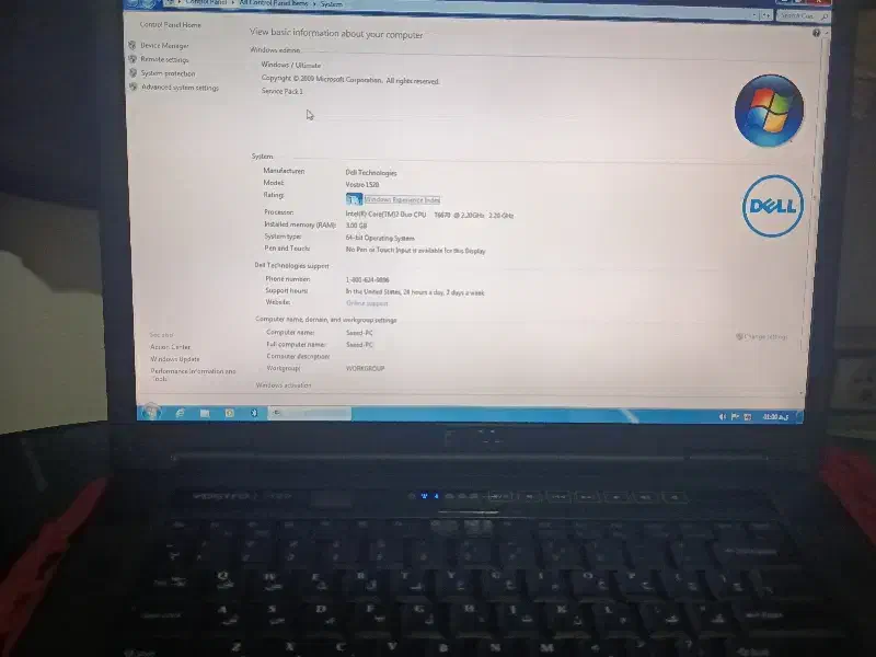 لپتاپ دل حافظه داخلی 256|رایانه همراه|کرج, حصارک بالا|دیوار