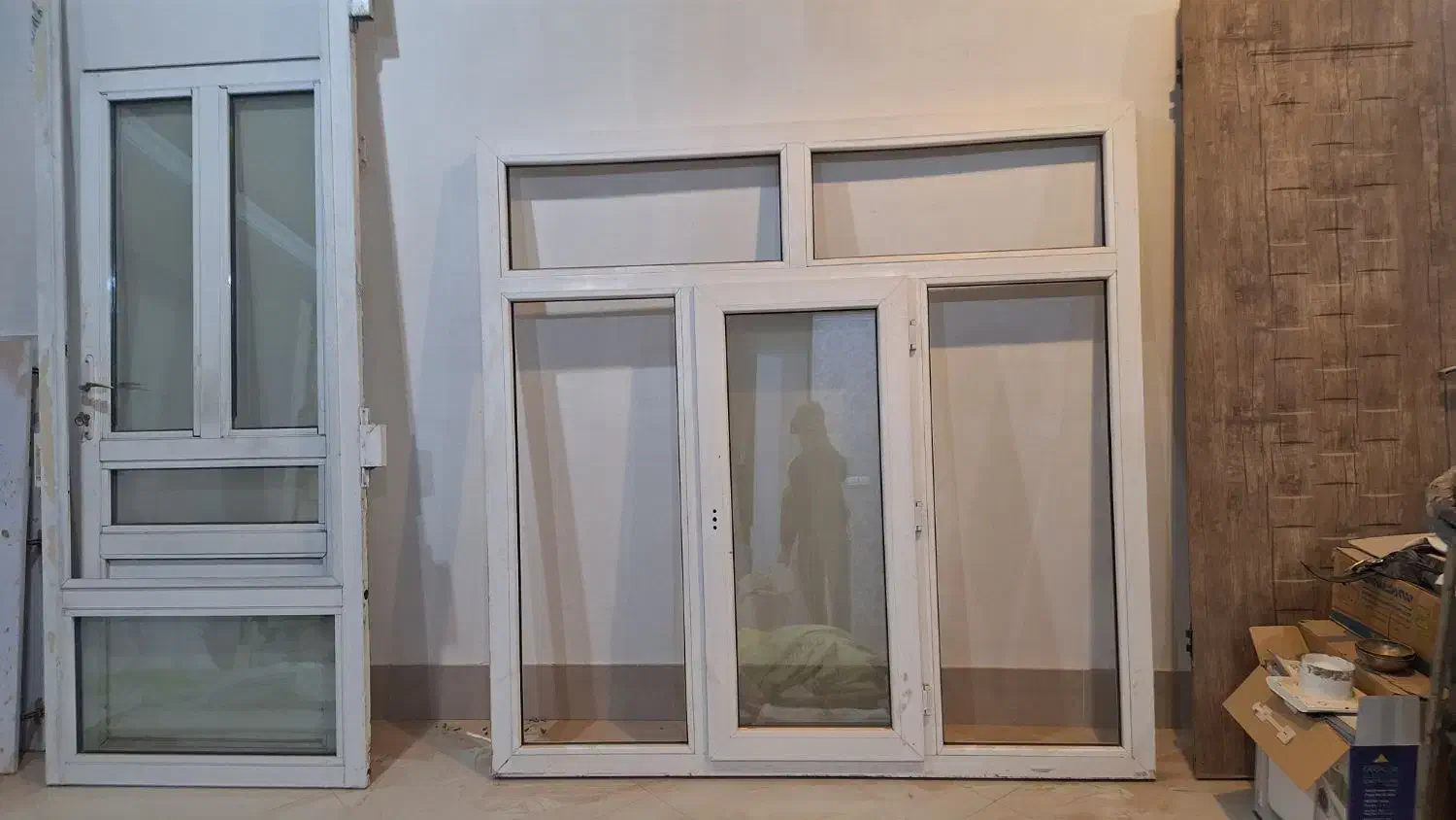 پنجره upvc و روشور و آجر سفال|مصالح و تجهیزات ساختمان|بیرجند, |دیوار