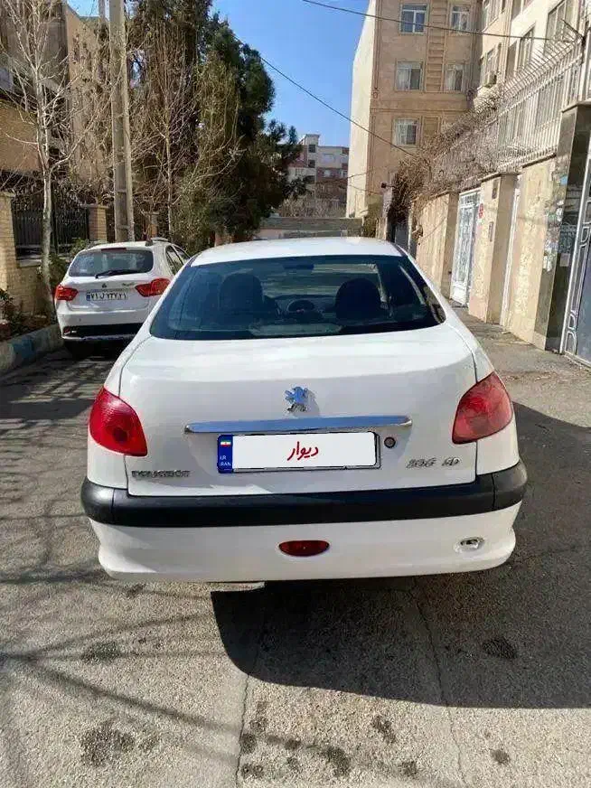 206 SD V8 سفید|خودرو سواری و وانت|تهران, سنگلج (شاپور)|دیوار