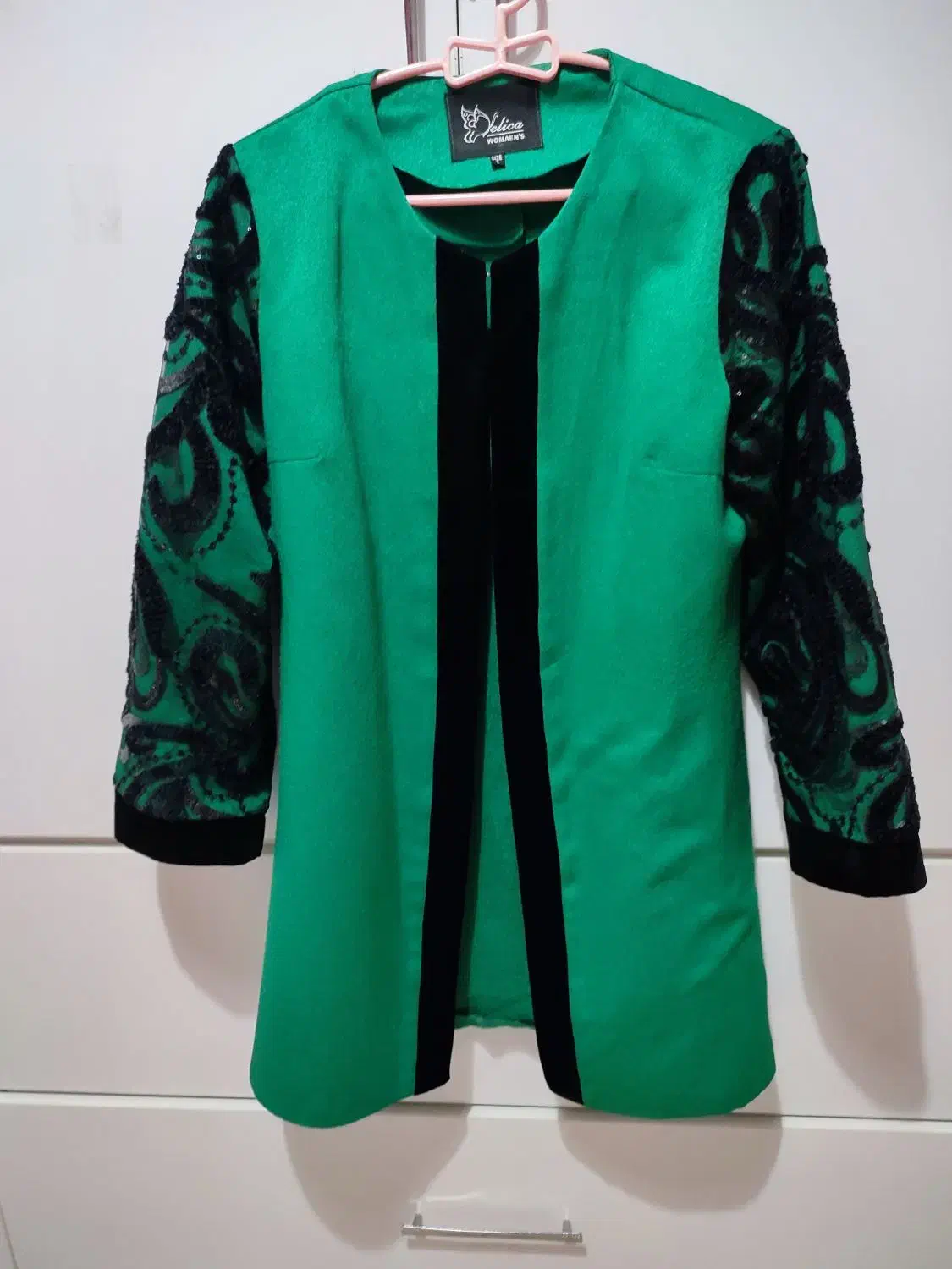 مانتو آستین گلدوزی شده|لباس|محمدیه-قزوین, |دیوار