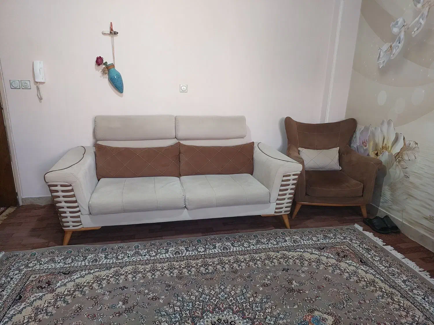 مبل راحتی ۷ نفره|مبلمان خانگی و میز عسلی|تهران, جمال‌زاده|دیوار