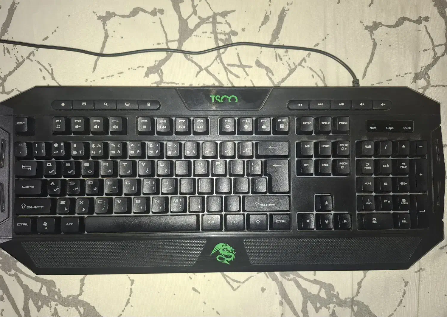 کیبورد TSCO TK 8124|قطعات و لوازم جانبی رایانه|محمودآباد, |دیوار