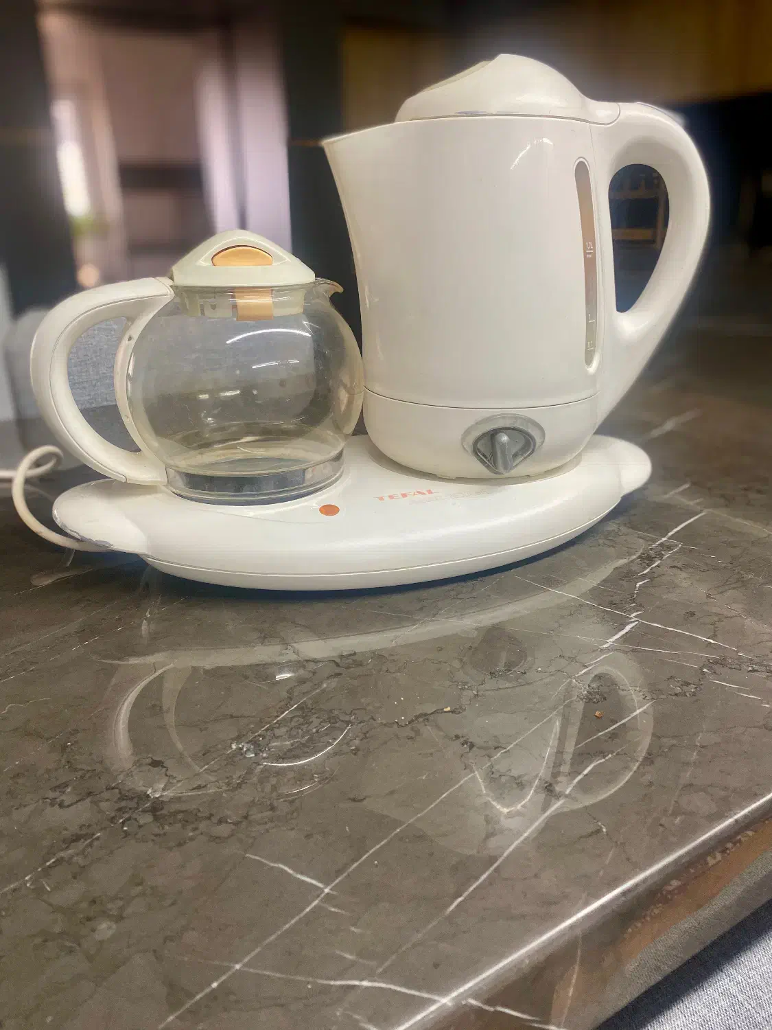 کتری و قوری برقی تفال فرانسه|سماور، چایساز، قهوهساز|سبزوار, قصبه غربی|دیوار