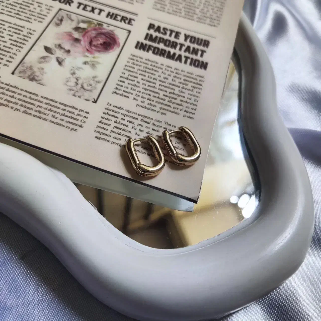 گوشواره مینمال|بدلیجات|پاکدشت, پاکدشت (مامازند)|دیوار