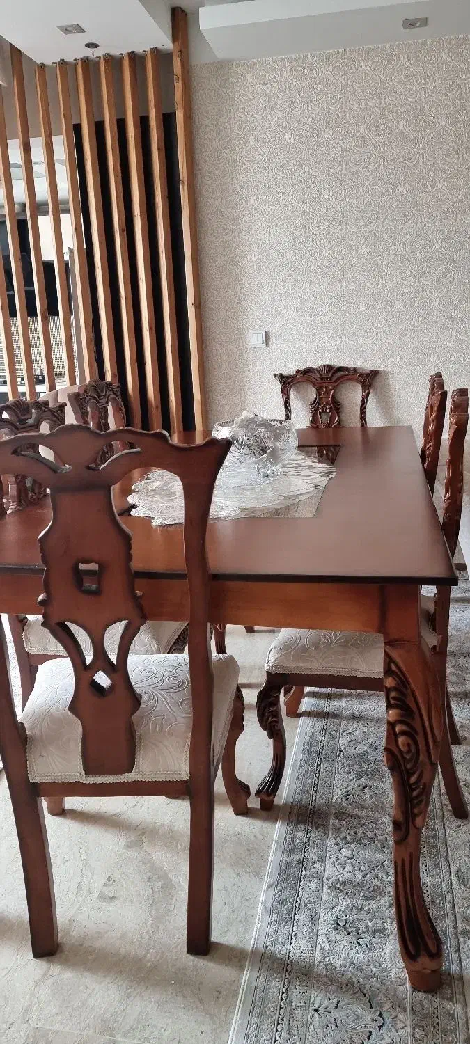 نهارخوری هشت نفره مناسب برای ویلا شیک و خوشرنگ|میز و صندلی غذاخوری|تهران, سید خندان (جلفا)|دیوار
