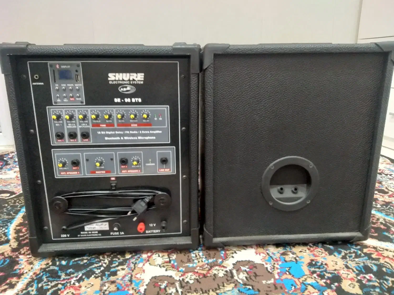 اکو و آمپیلی فایر|سیستم صوتی خانگی|رباط‌کریم, یقه|دیوار