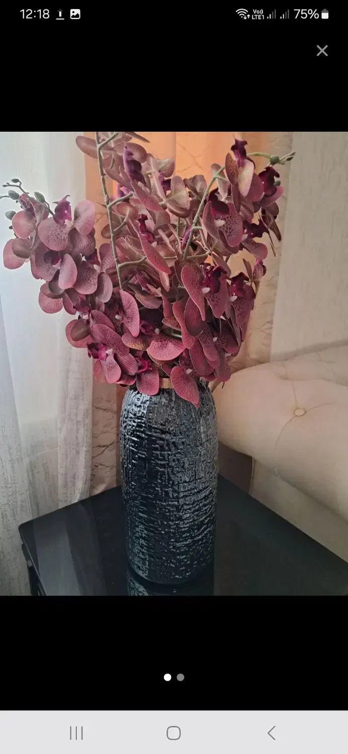 گل ارکیده و گلدان|گل مصنوعی|پردیس, فاز ۸|دیوار