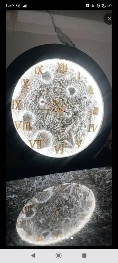 کادویی.ساعت.تابلو ماه..ساعت ماه|ساعت دیواری و تزئینی|خاوران, |دیوار