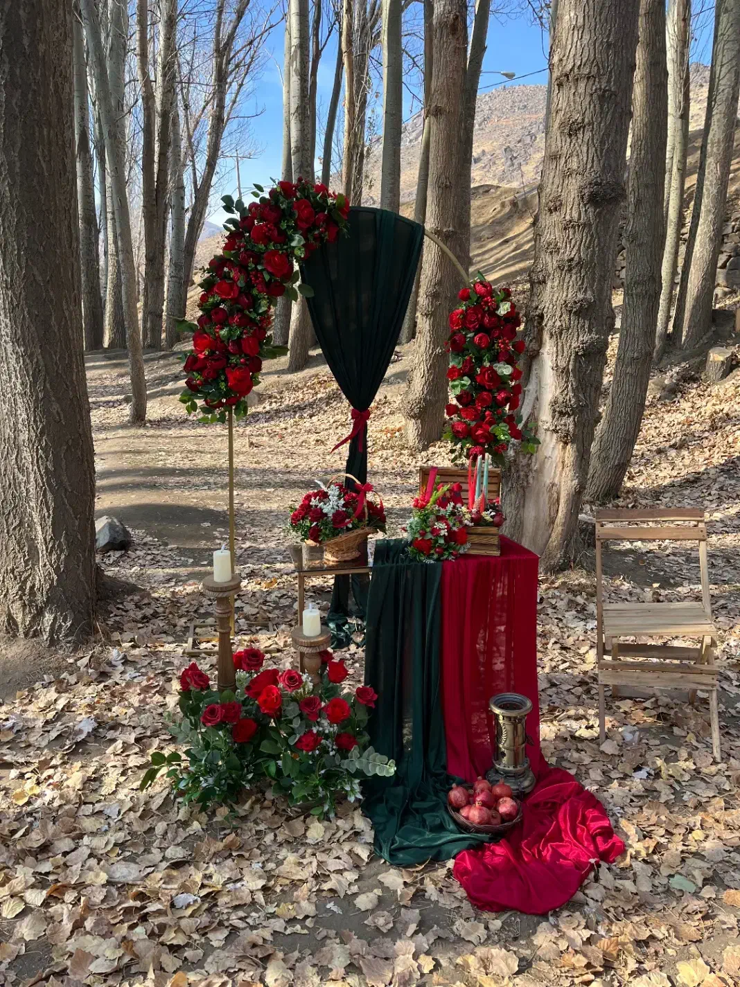 گل آرایی بادکنک آرایی سفره عقد|خدمات پذیرایی، مراسم|همدان, |دیوار