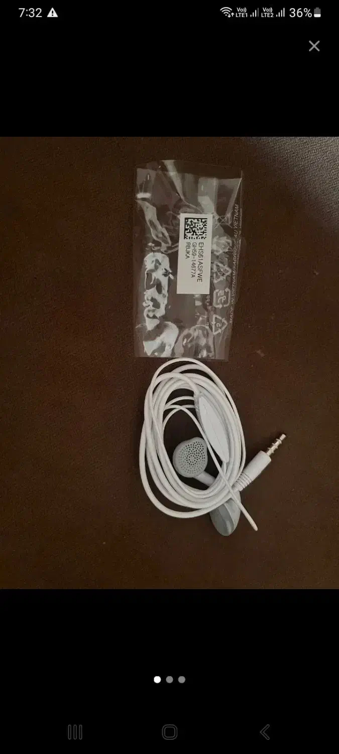 ۲ عدد هندزفری اصلی سامسونگ نو نو|لوازم جانبی موبایل و تبلت|تهران, بهمن یار|دیوار