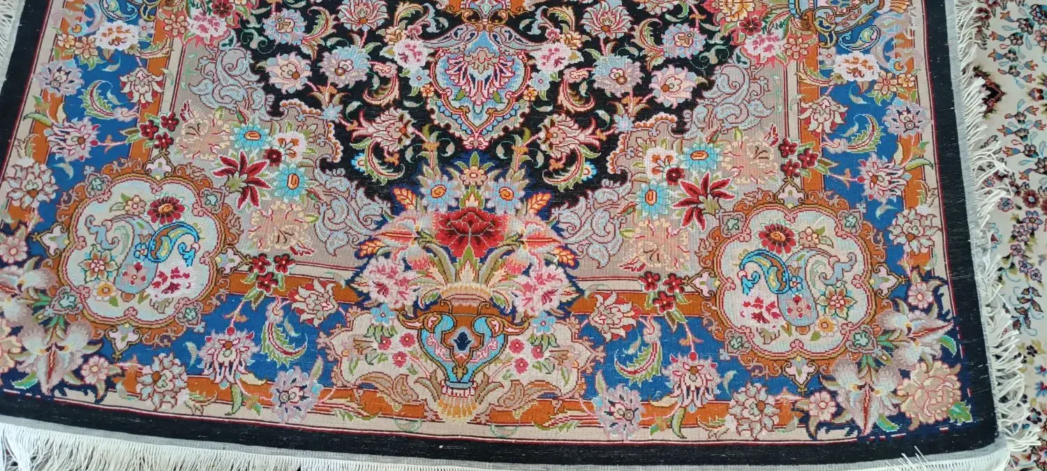 فرش زرع ونیم سالاری چله ابریشم|فرش|قرچک, زیبا شهر|دیوار