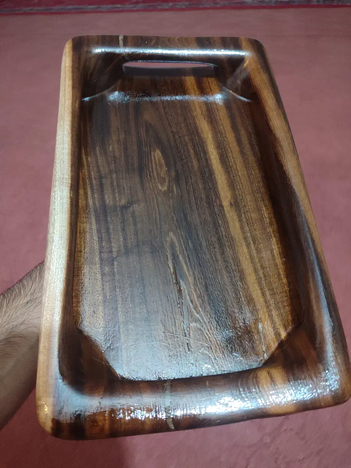 سینی چوبی|ظروف سرو و پذیرایی|بم, |دیوار