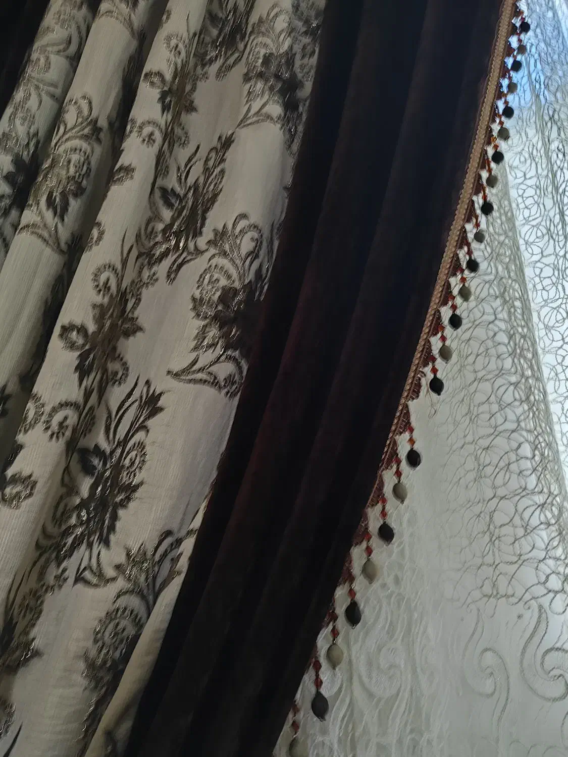 پرده|پرده، رانر، رومیزی|تهران, شکوفه (عبدل آباد)|دیوار