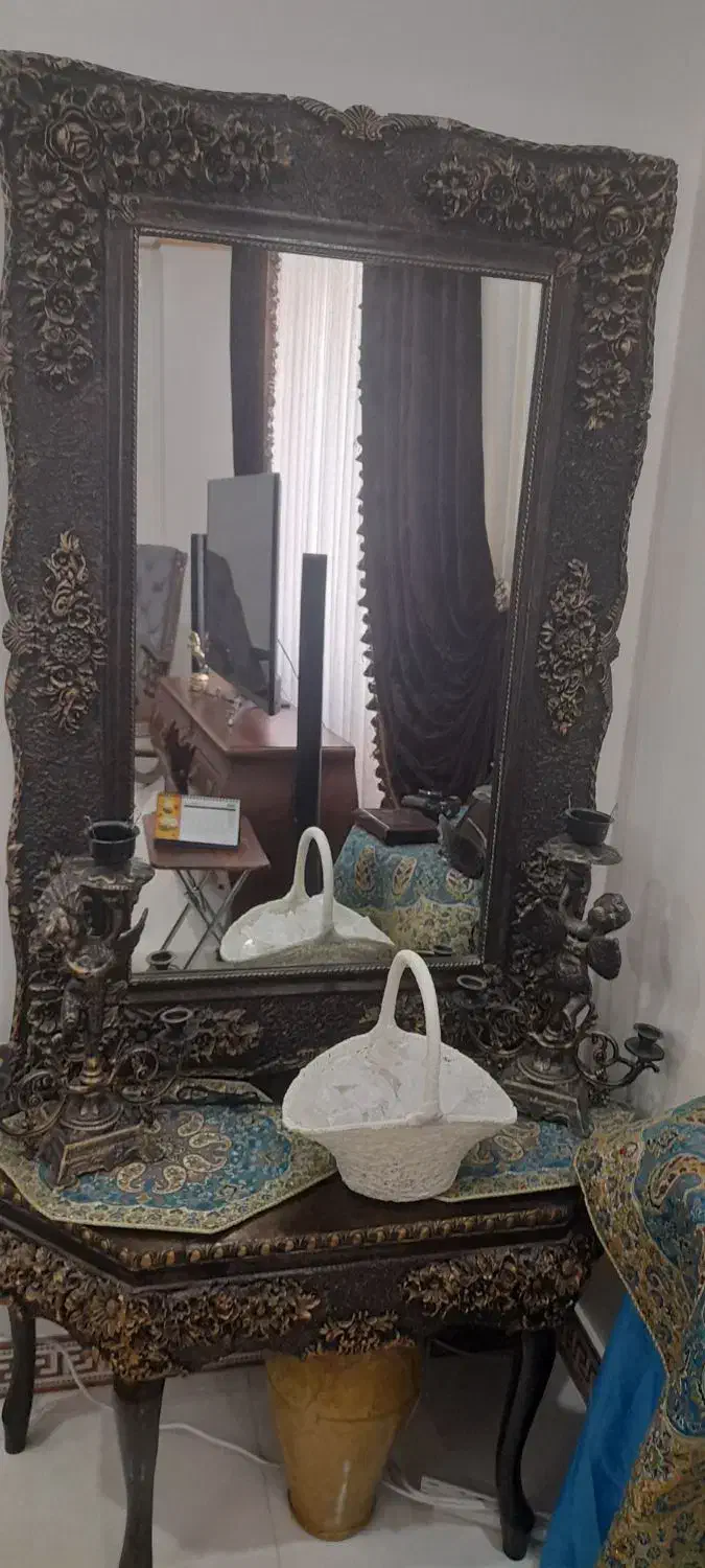 آیینه وشمعدان|آینه|فردیس, شهرک راه آهن|دیوار