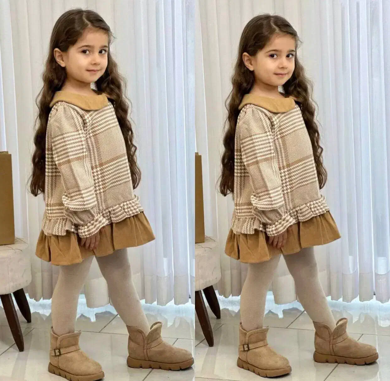 پیرآهن دخترانه|کفش و لباس بچه|مراغه, |دیوار