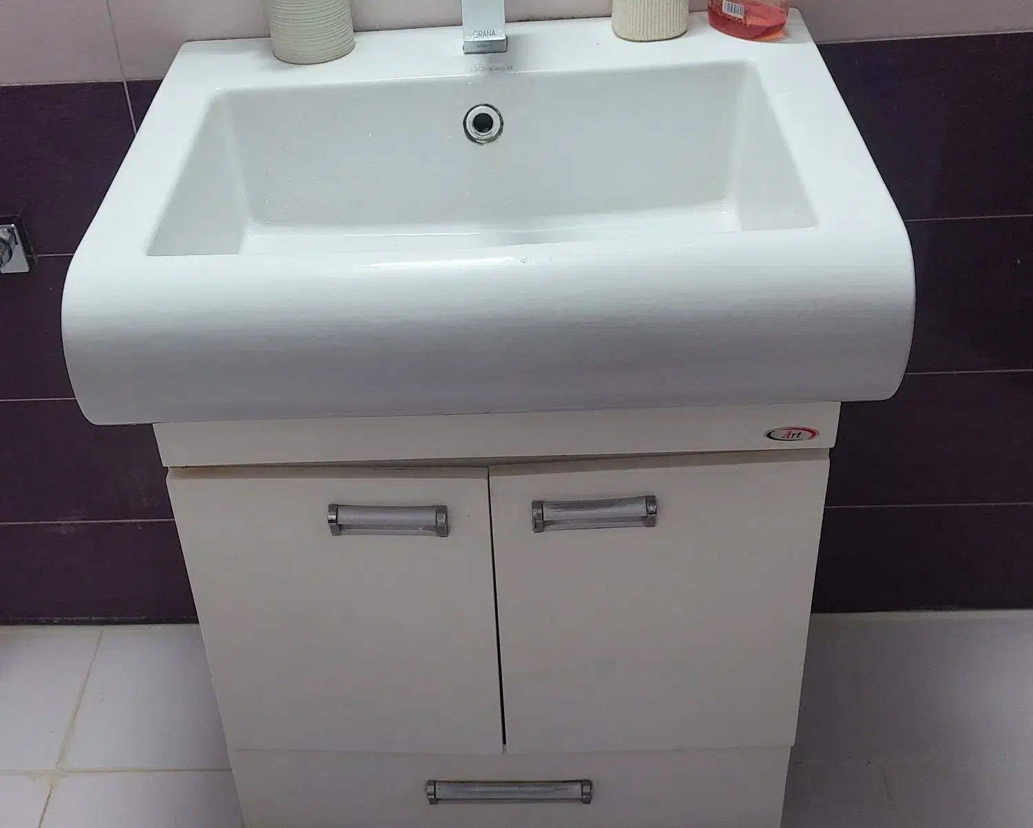 روشویی کابینتی بدون شیر|لوازم سرویس بهداشتی|گنبد کاووس, |دیوار