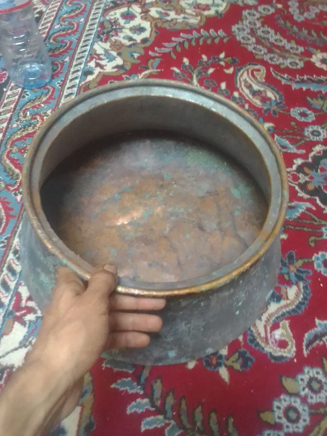 دیگ مسی|کلکسیون اشیاء عتیقه|بیرجند, |دیوار