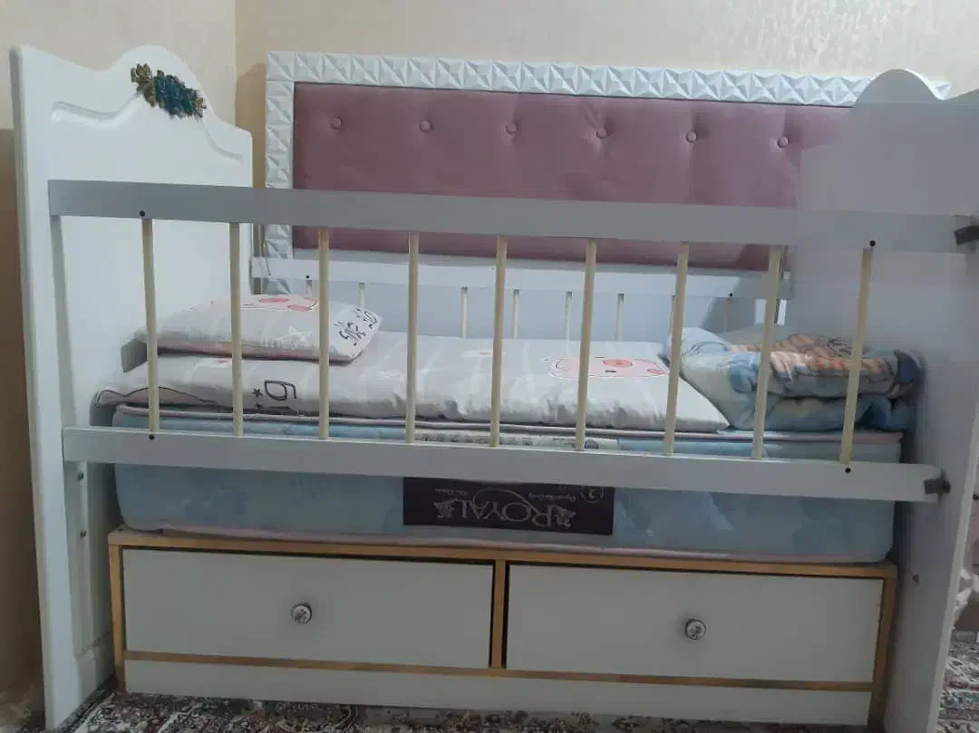 تخت خواب کودک|تخت و صندلی بچه|قرچک, مهدیه|دیوار