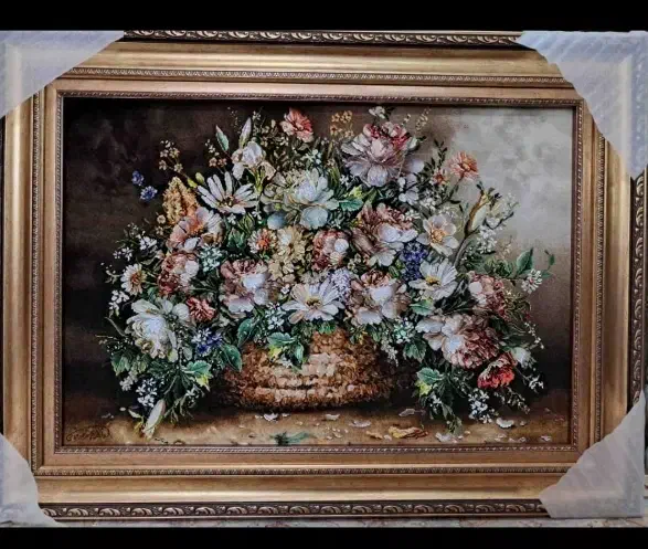 تابلو فرش گل ستاره|تابلو فرش|تهران, دروازه شمیران|دیوار