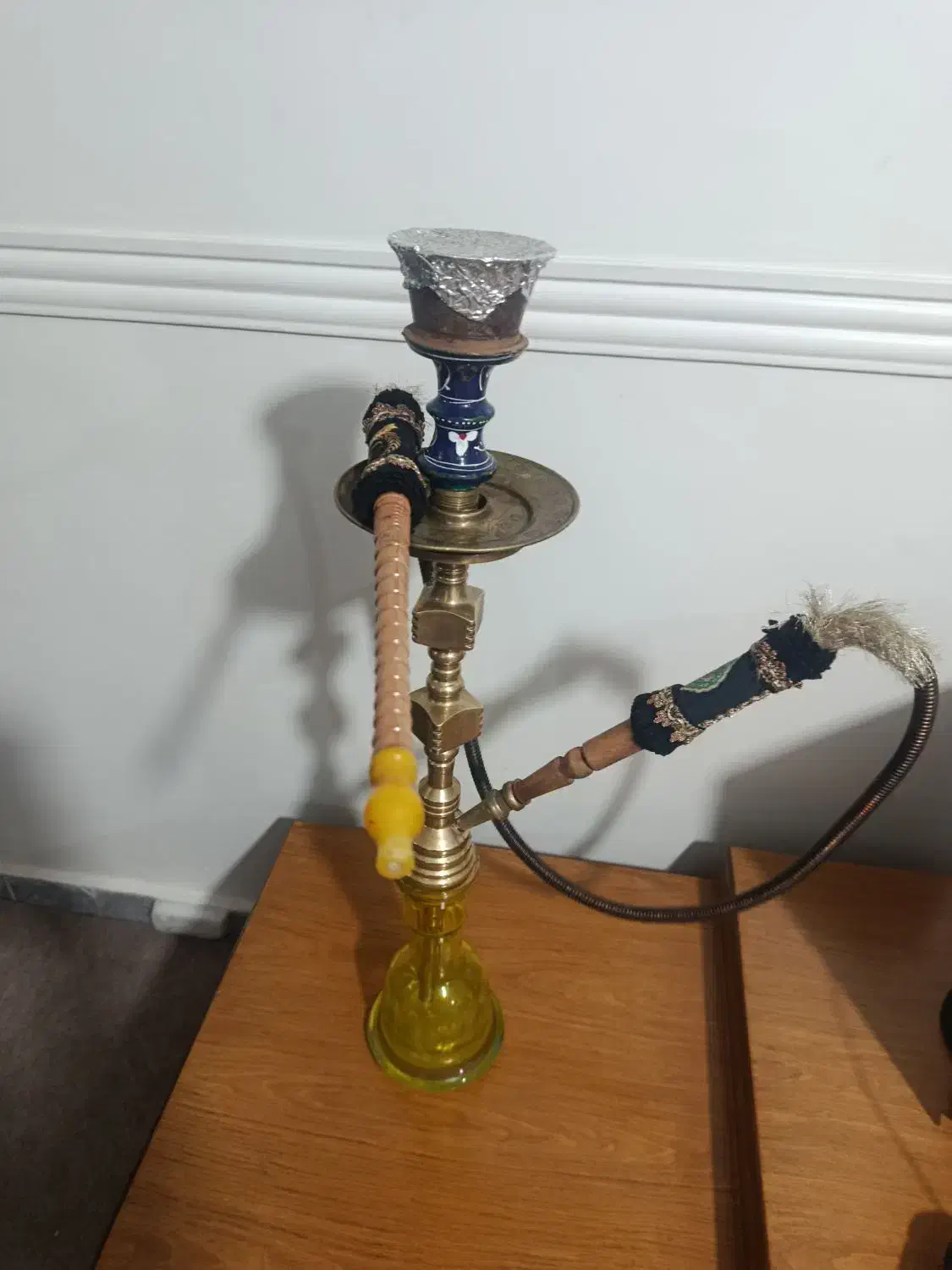 قلیان برنجی|صنایع دستی و سایر لوازم تزئینی|شهر ری, دولت‌آباد|دیوار