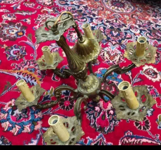 خریدار و فروش انواع لوستر برنزی خراب و سالم|لوستر و چراغ آویز|اندیشه, اندیشه فاز ۳|دیوار