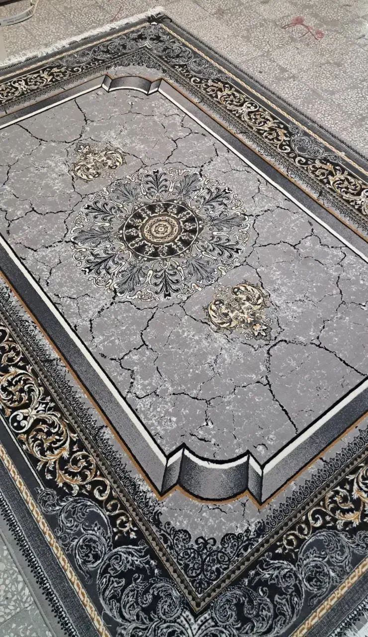 فرش نقره ای|فرش|گرگان, |دیوار