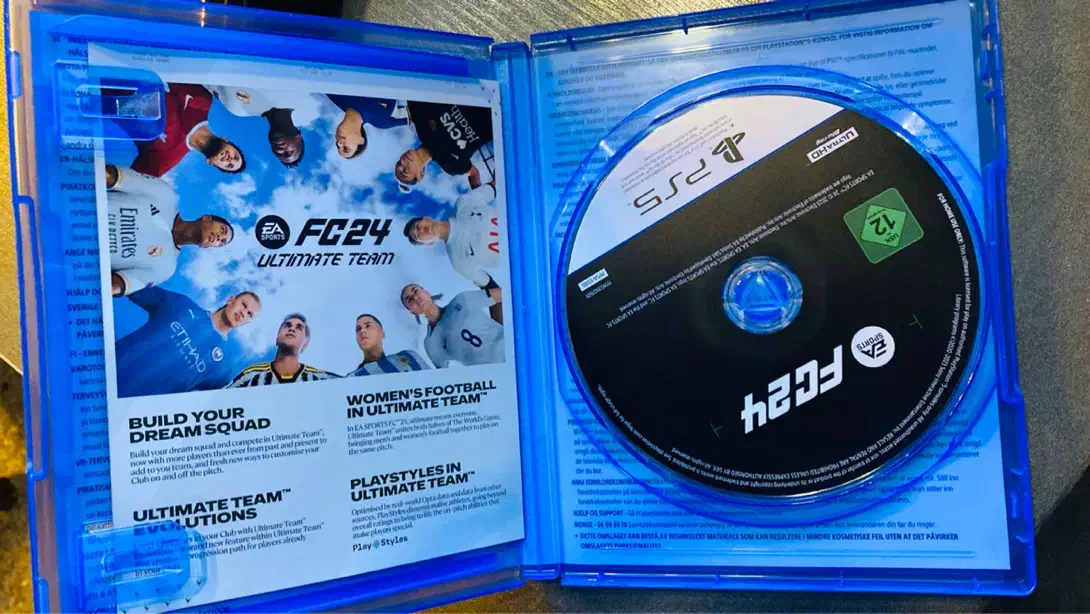 دیسک بازی fc24|کنسول، بازی ویدئویی و آنلاین|بم, |دیوار