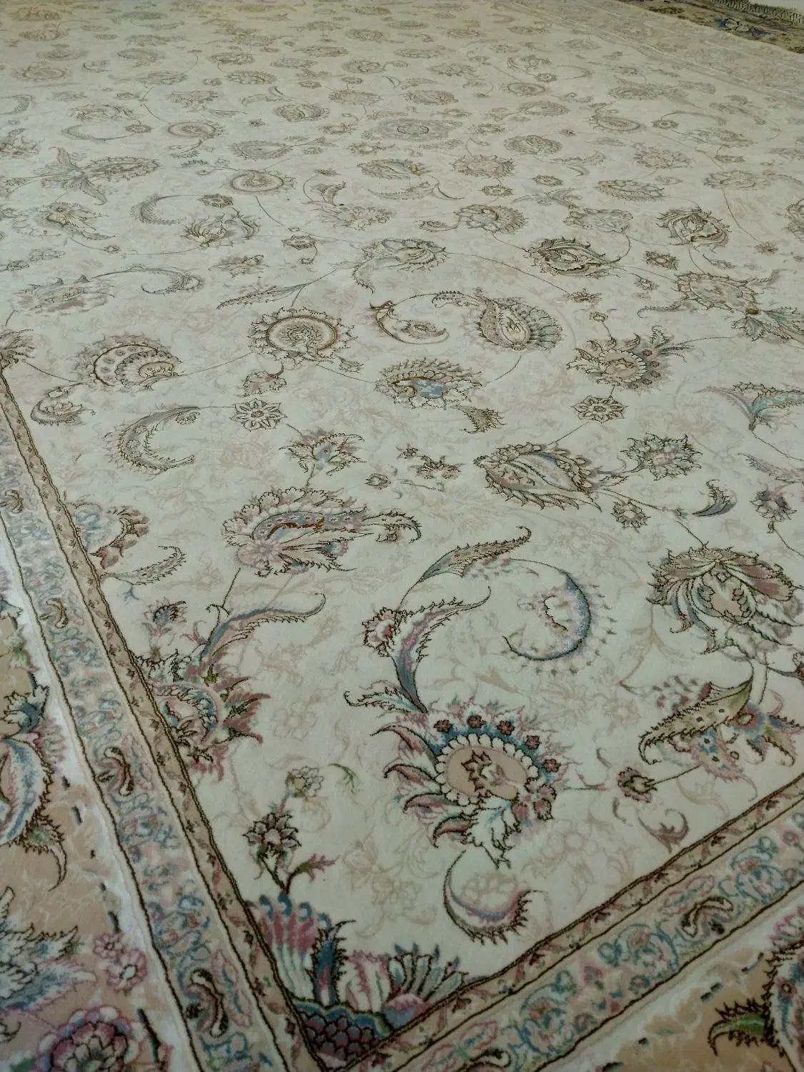 ۲تخته فرش۹متری گل ابریشم درحدجهیزیه۱۲۵۰شانه|فرش|تهران, چیتگر شمالی|دیوار