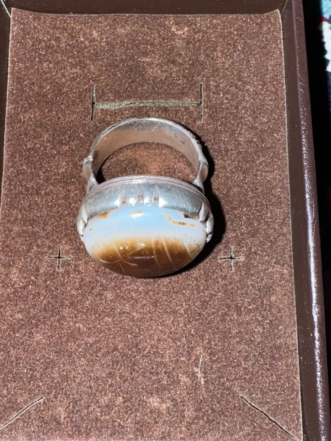 انگشتر نقره عقیق سلیمانی|جواهرات|تربت جام, شاد|دیوار