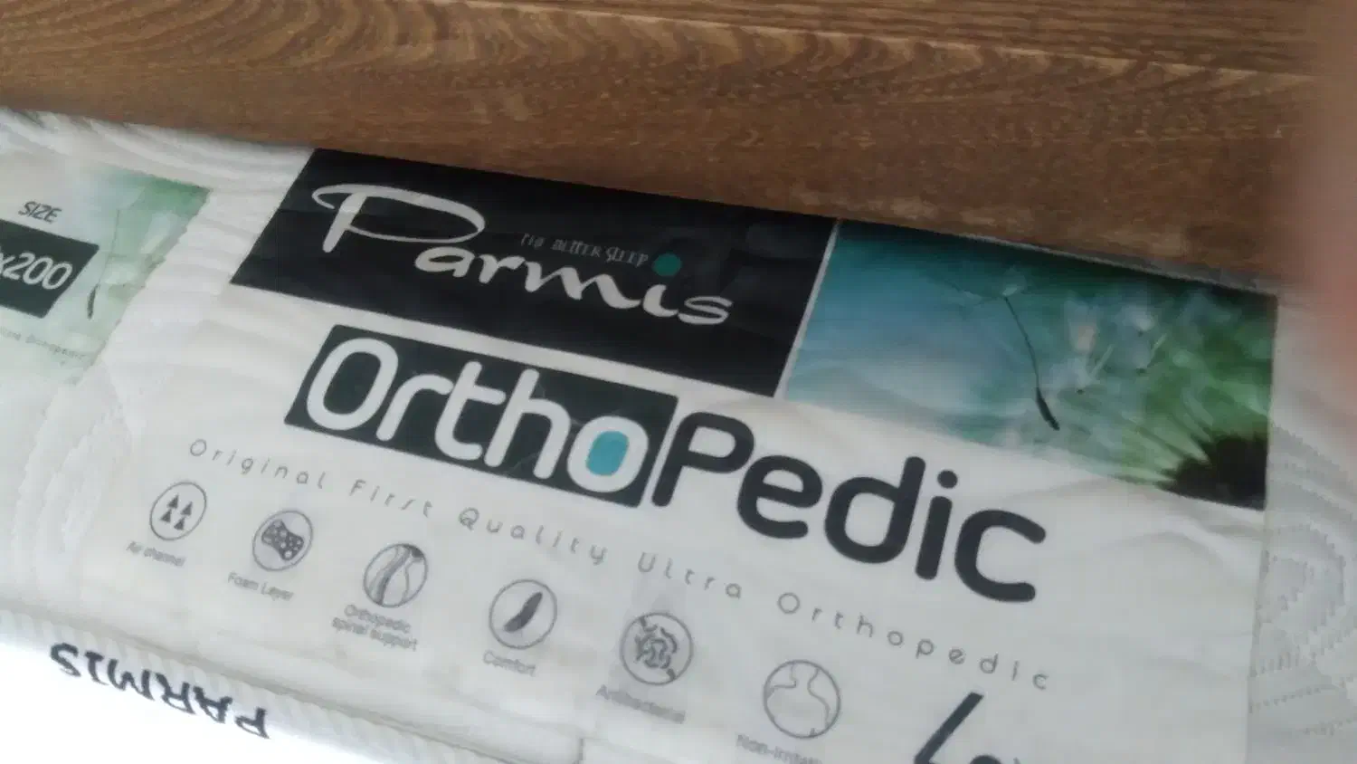 تشک خوشخواب دونفره طبی ارتوپدیک پارمیس تمیز خانگی|تشک تختخواب|عسلویه, |دیوار