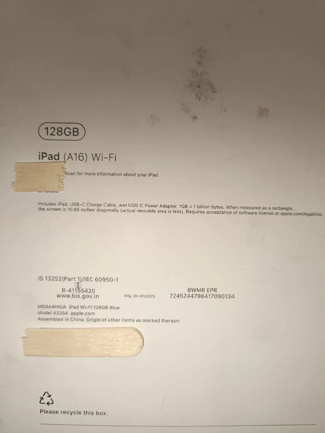 ipad A16 128GB|تبلت|اسلام‌شهر, شهرک واوان|دیوار