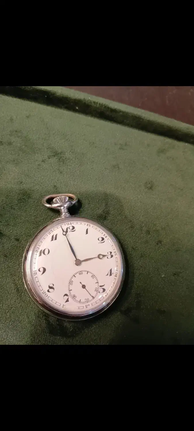 ساعت جیبی سوئیسی خطوط آهن|کلکسیون اشیاء عتیقه|تهران, ایوانک|دیوار