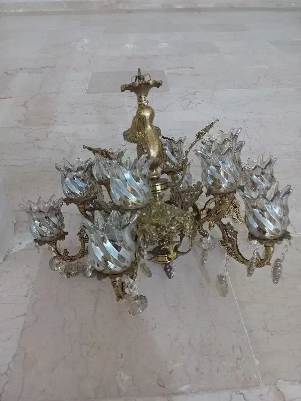 لوستر برنز|لوستر و چراغ آویز|خرمآباد, |دیوار