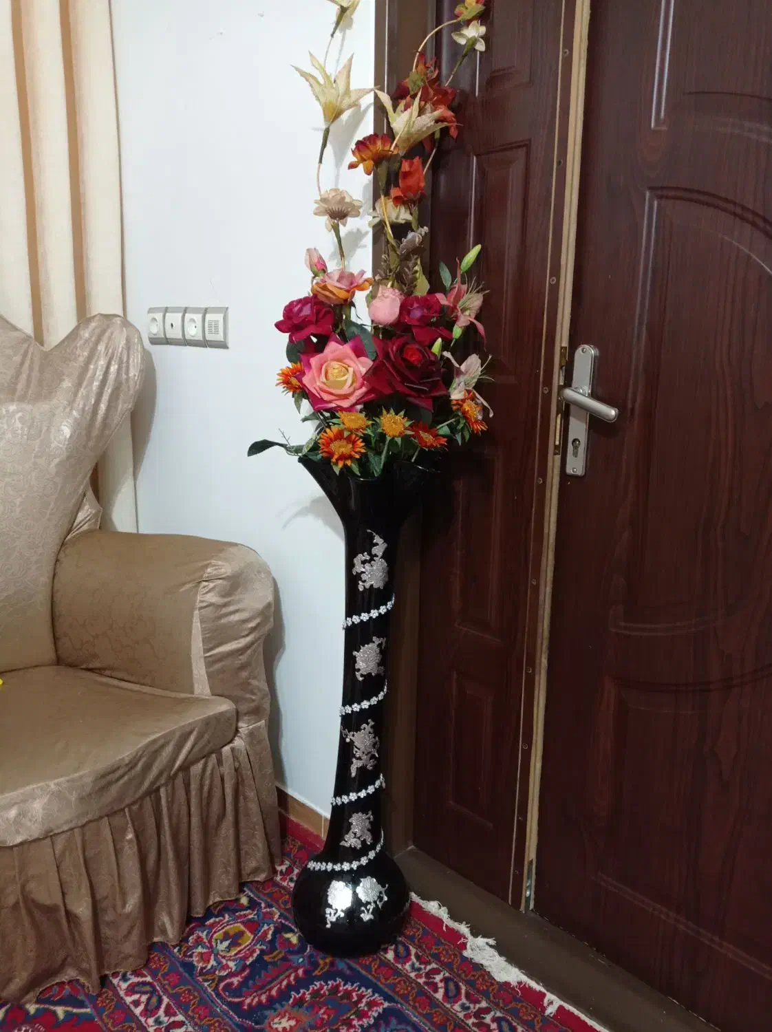 فروش گلدان شیشه ای|گل مصنوعی|مراغه, |دیوار