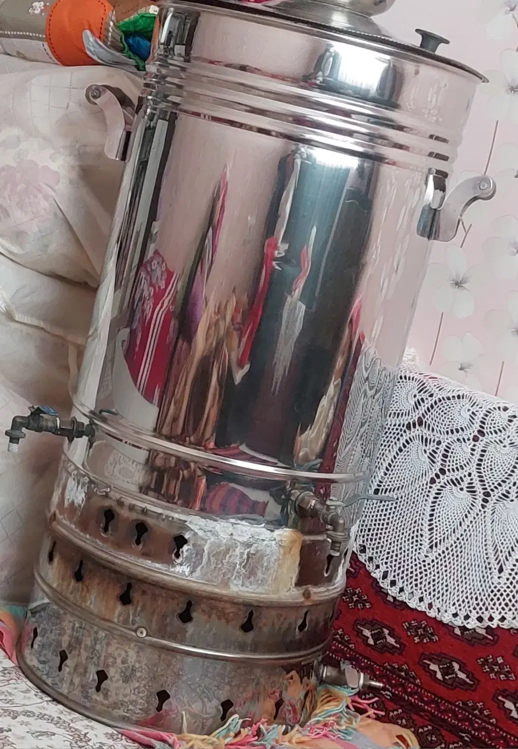 سماور ۱۰۰لیتری|سماور، چای‌ساز، قهوه‌ساز|بیرجند, |دیوار