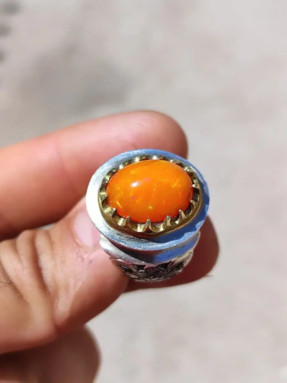 انگشتر اوپال|جواهرات|خمینی‌شهر, |دیوار