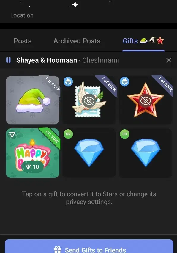 گیفت تلگرام و nft و stars و premium|لوازم جانبی موبایل و تبلت|تهران, الهیه|دیوار