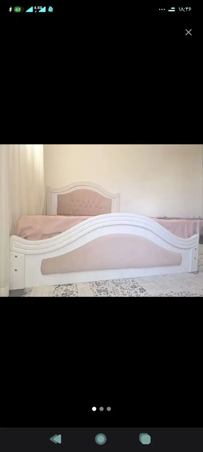 تخت خواب دونفره سالم|تخت و سرویس خواب|قرچک, پویینک|دیوار