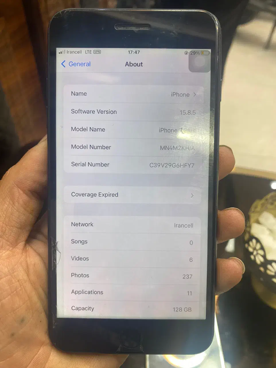 گوشی ایفون 7پلاس مشکی|موبایل|مشهد, الهیه|دیوار