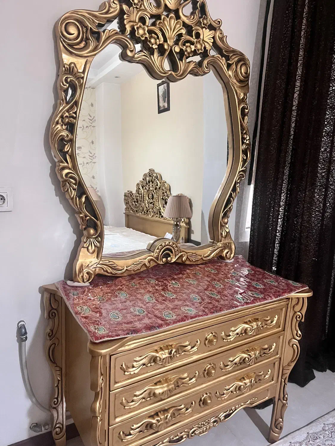 سرویس خواب چوبی|تخت و سرویس خواب|قزوین, |دیوار