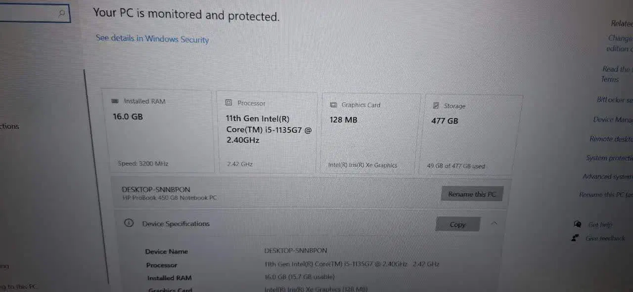 لپ تاپ اچ پی نسل یازده 450 g8 استوک اروپا اپن باکس|رایانه همراه|دره شهر, |دیوار