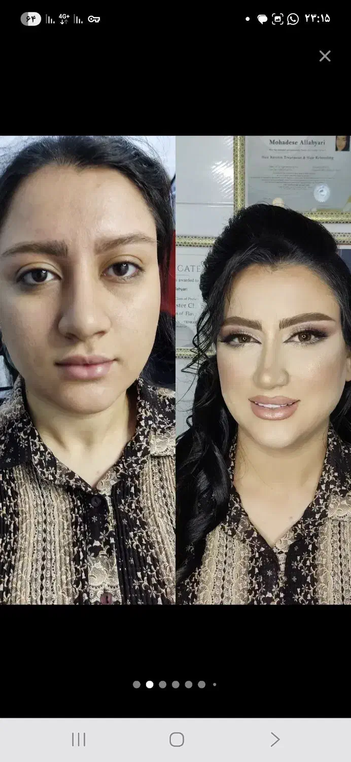 (میکاپ وشینیون فقط۱۲۰۰) ناخن خدمات و اموزش|خدمات آرایشگری و زیبایی|شیراز, کوشک میدان|دیوار