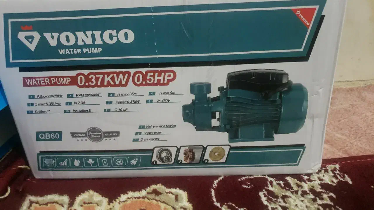 پمپ آب خانگی و دستک|آبگرمکن، پکیج، شوفاژ|مشهد, کارمندان دوم|دیوار