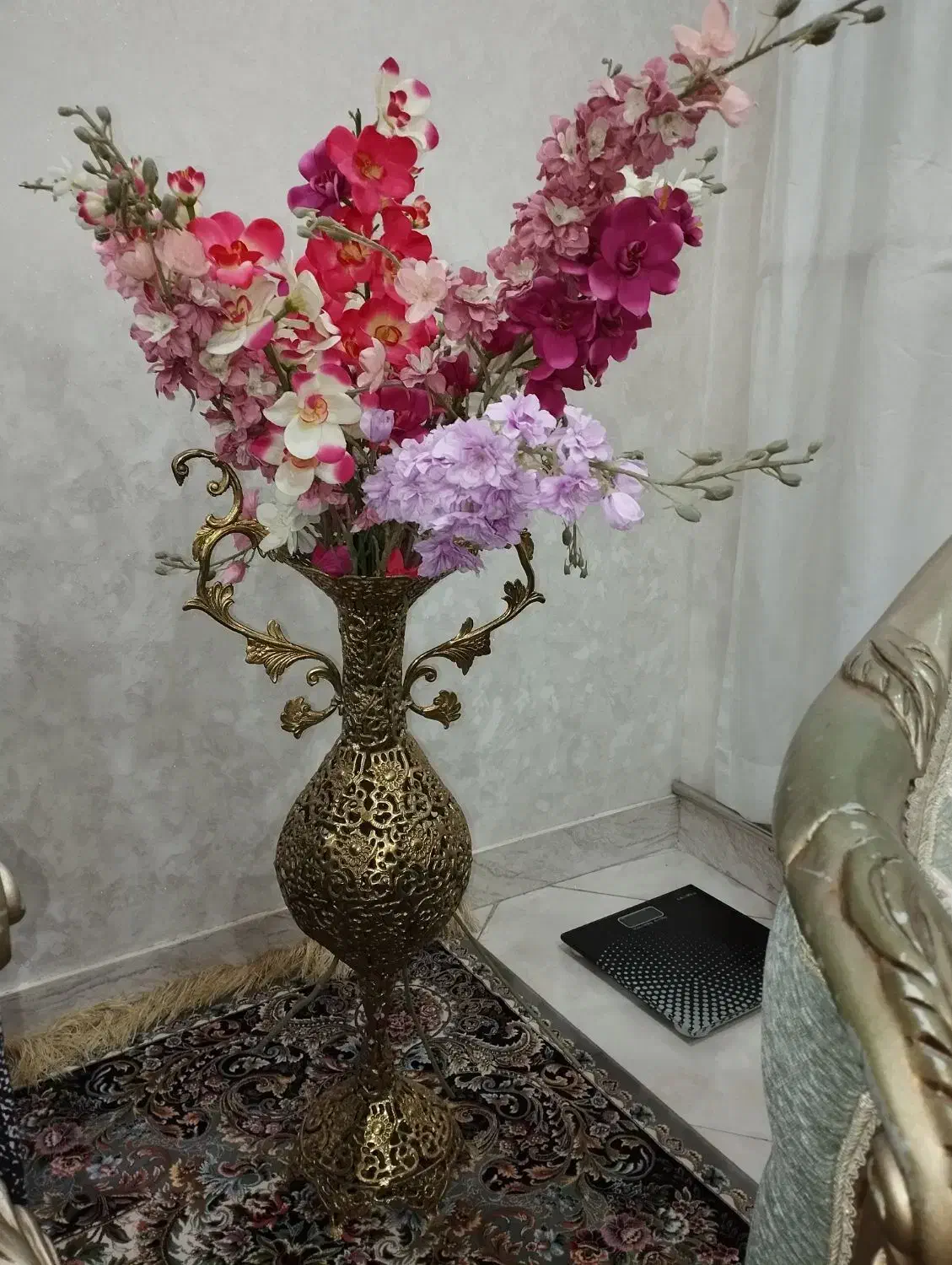 گلدان برنج|گل مصنوعی|تهران, فلاح|دیوار