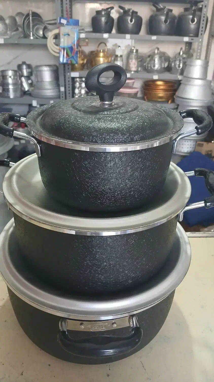 طرح تفلون روحی رویی|ظروف پخت‌وپز|شیراز, تندگویان|دیوار