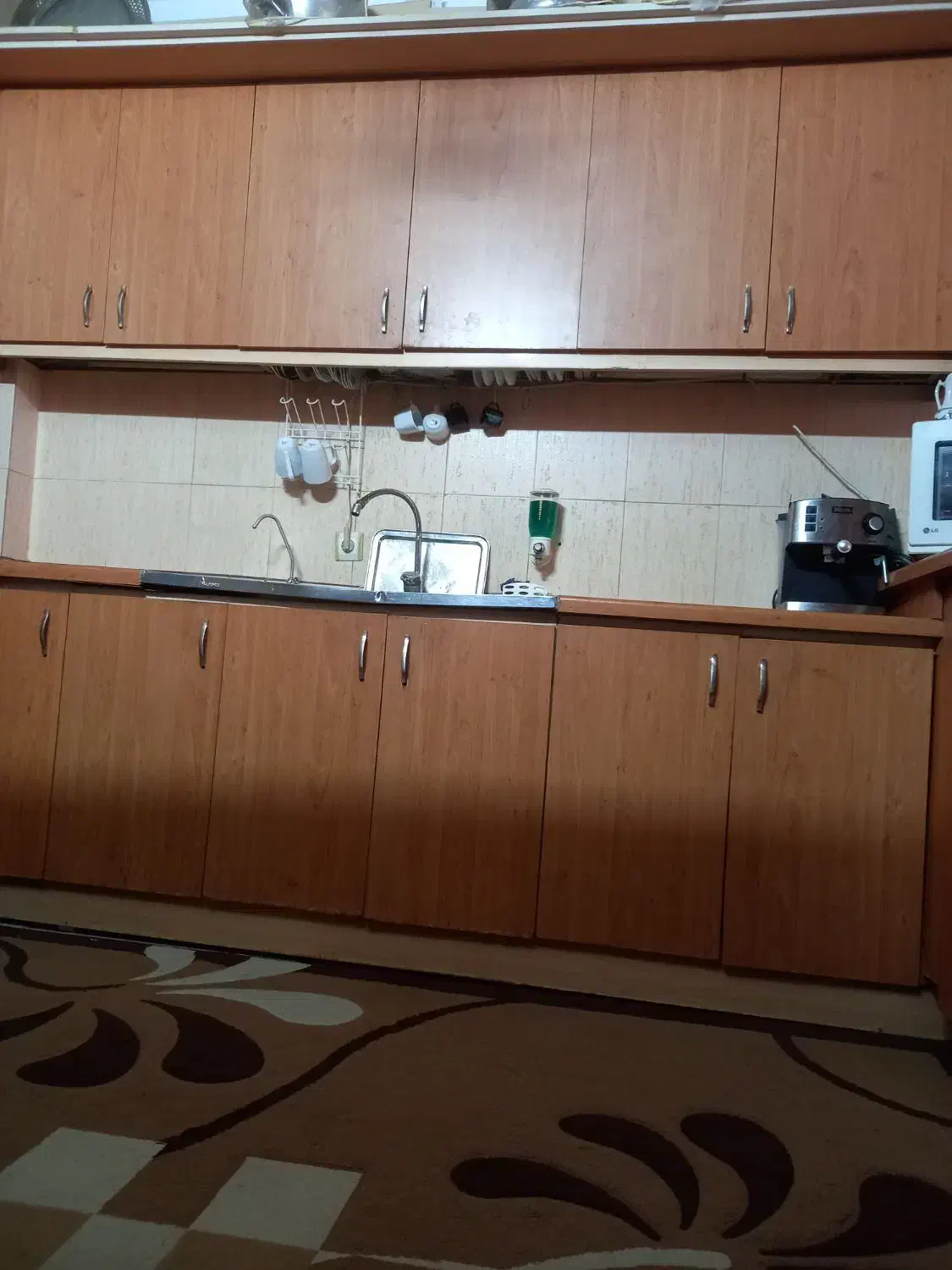 کابینت دست دوم سالم|آب‌چکان و نظم‌دهنده ظروف|مشهد, جانباز|دیوار