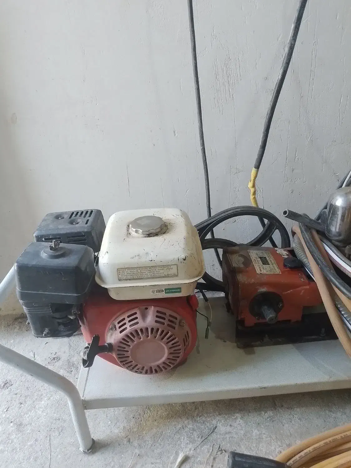 سمپاش هندا اصل ژاپن با پمپ لوشانگ تایوان|خدمات باغبانی و درختکاری|مراغه, |دیوار