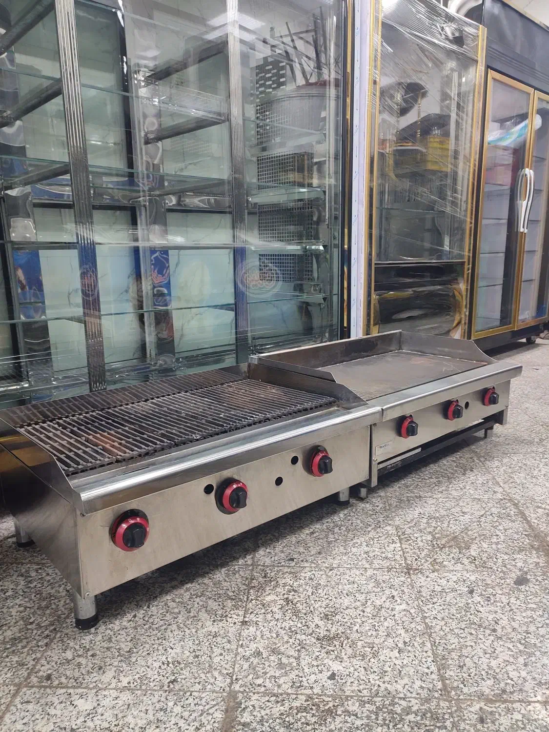 گریل روغنی و زغالی 90سانتی در حدنو|کافی‌شاپ و رستوران|نسیم‌شهر, |دیوار